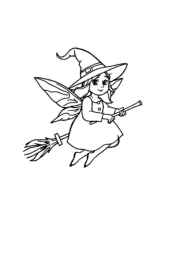 Witches Coloring Book CD9157EF (12 Coloring Pages)