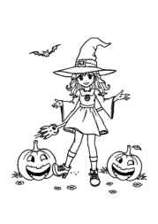 Witches Coloring Book D9AA6B6A (12 Coloring Pages)