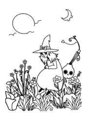 Witches Coloring Book D9AA6B6A (12 Coloring Pages)