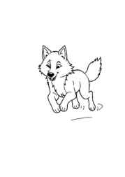 Wolf Penny Coloring Book A6EA3742 (12 Coloring Pages)