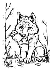 Wolf Penny Coloring Book EA2F3341 (12 Coloring Pages)