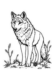 Wolf Penny Coloring Book EA2F3341 (12 Coloring Pages)