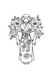 World Cultures Coloring Book DCBF03A0 (12 Coloring Pages)